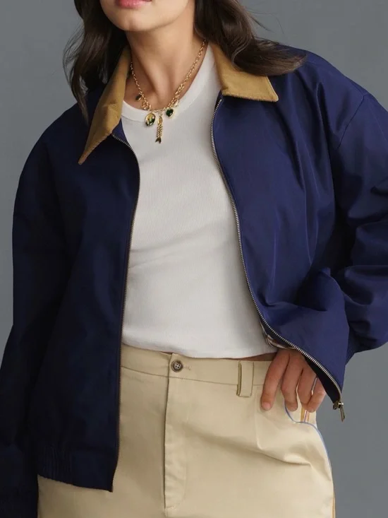 NWT Anthropologie The Rylie Bomber Jacket by Pilcro - Picture 5 of 8